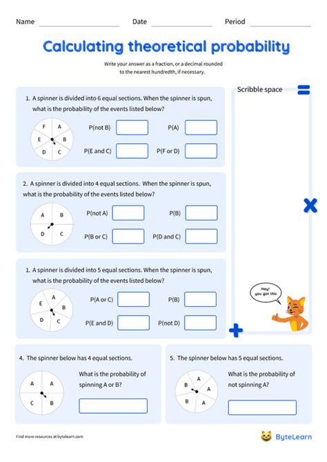 Probability Worksheets Dynamically Created Probability Worksheets