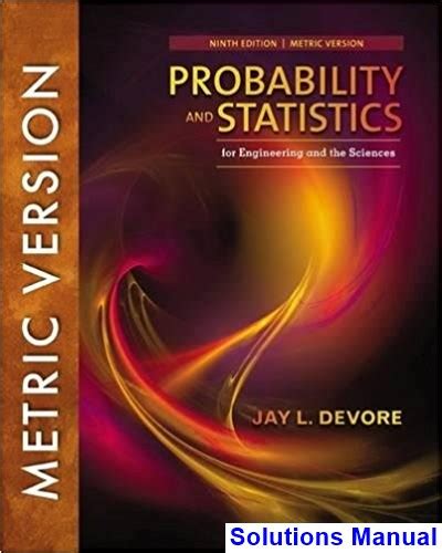 Probability and statistics for engineering and the sciences solutions manual. - Beiträge zur pliocänflora von willershausen iii.