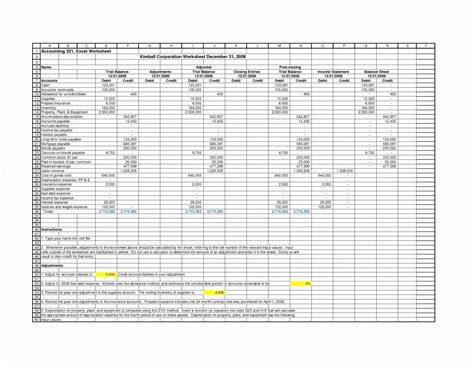 Probate Accounting Spreadsheet Inside Spreadsheet For Estate Accounting