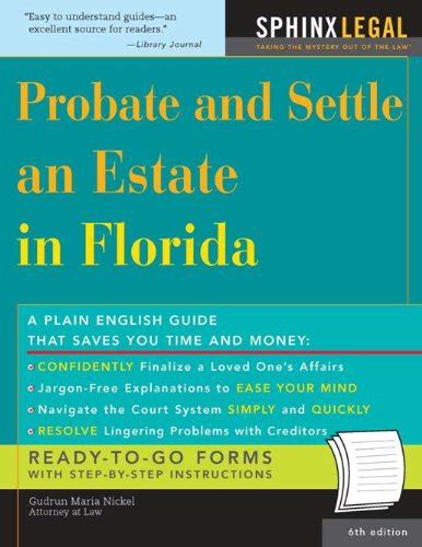 Probate and settle an estate in florida legal survival guides. - 2007 ktm 50 sx manuale utente.