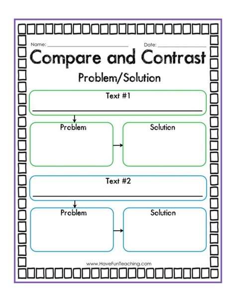 Problem And Solution Organizer Worksheets 99Worksheets