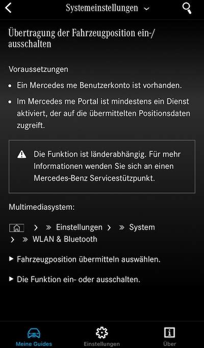 Problem Fahrzeugortung Mercedes me - Startseite Forum Auto