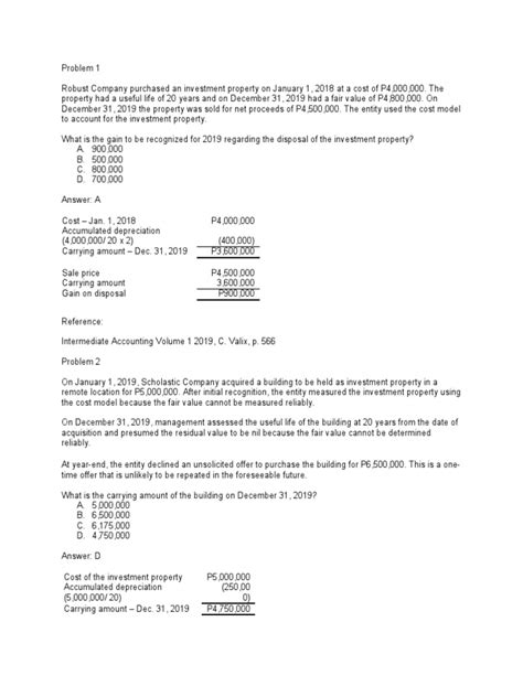 Problem Solving PDF Life Insurance Depreciation