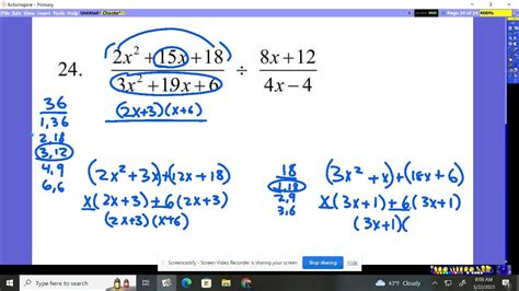Problem a Algebra 2 Chapter 9 Practice Test YouTube