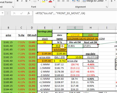 Problem with RTD function in Excel 2016