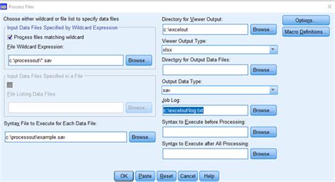 Problem with SPSSINC PROCESS FILES batching txt files SPSS …