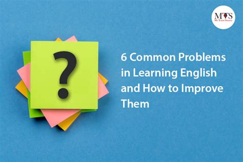 Problems in learning english language