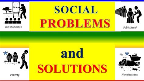 Problems in society and solutions. Jun 2, 2020 · A social problem is a social condition that a segment of society views as harmful to members of society and in need of remedy. Social problems are the general factors that affect the society. Social problems often involve problems that affect real life. It also affects how people react to certain situations. 