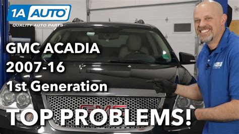 The 2015 GMC Acadia's transmission issues are few, but be on the lookout for shudder at low speeds and sudden power loss.. 