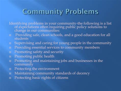 Problems within communities. Things To Know About Problems within communities. 