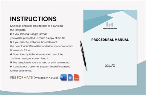 Procedural Manual Template