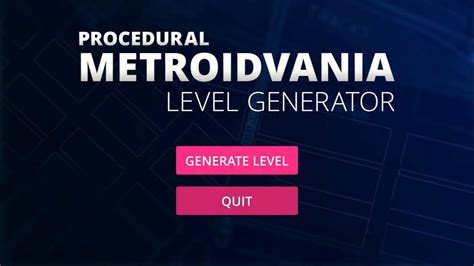 Procedural Metroidvania Level Generator YouTube