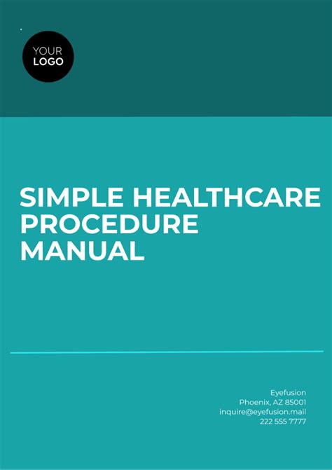 Procedure Manual Template Free Download Collection