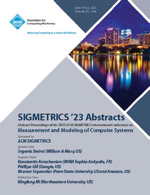 Proceedings Of The Acm Sigmetrics Conference On Measurement Amp Modeling Of Computer Systems 1985
