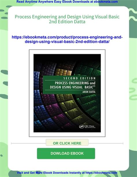 Process Engineering And Design Using Visual Basic