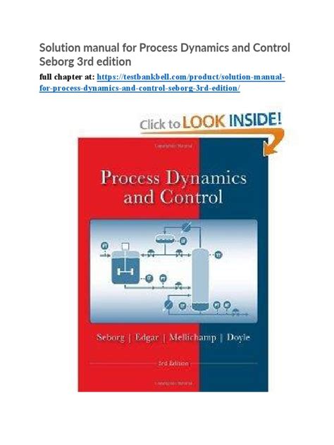 Process dynamics and control 3rd edition solution manual seborg. - Denon avr 1913 71 manuale del proprietario.