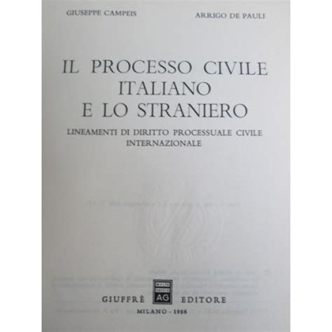 Processo civile italiano e lo straniero. - Free toyota 2l 3l engine repair manual.