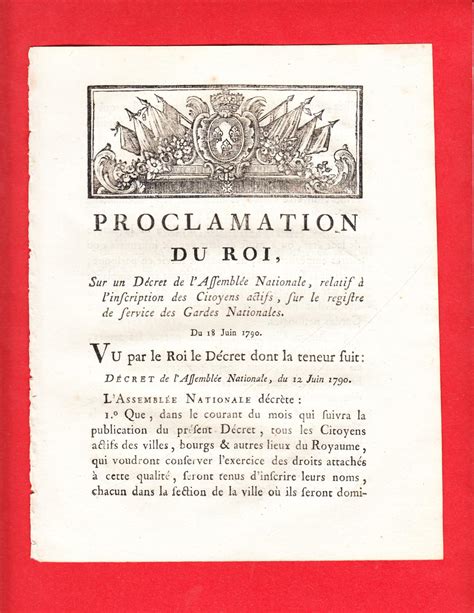 Proclamation du roi, sur le décret de l'assemblée nationale, concernant les colonies. - Master preservations guide to property preservation.