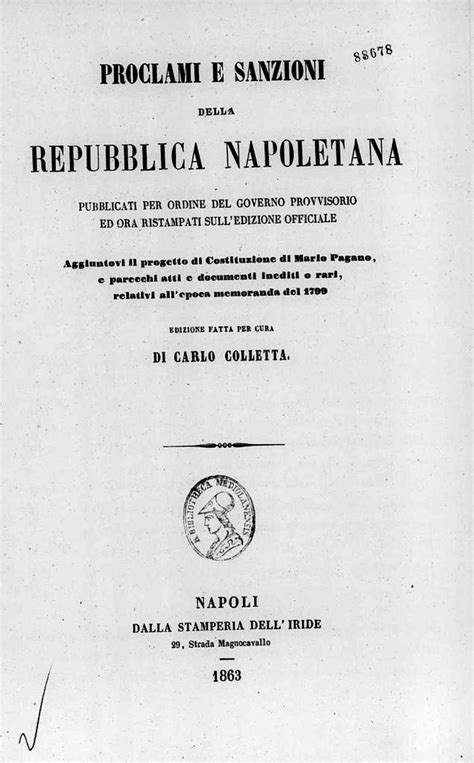 Proclami e sanzioni della repubblica napoletana, ristampati, ed. - Deutz 106 110 115 120 135 150 165 werkstatthandbuch.
