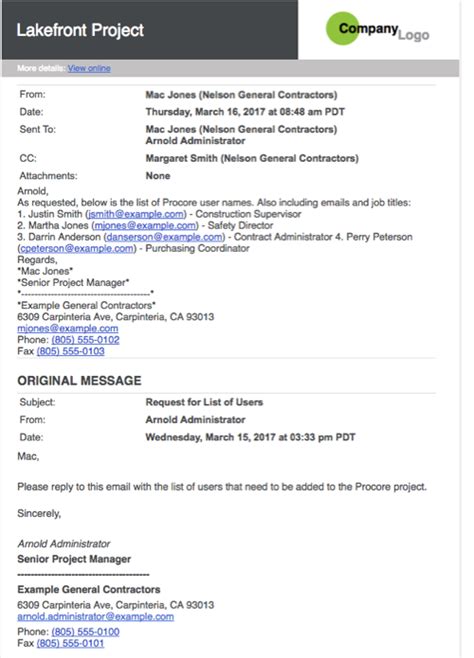 Procore Technologies Email Format procore.com Emails