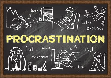 Procrastinate. Put back.