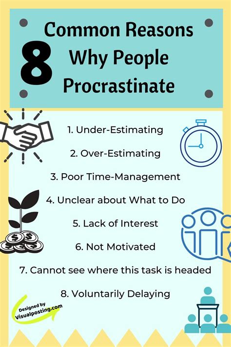 Procrastination is a long word for this quick idea: ... The real reasons we procrastinate lie deep within human behavior. We tend to view things in the future as less real or concrete. The later ...