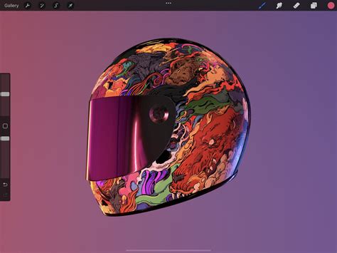 Procreate® 3D Model Painting.