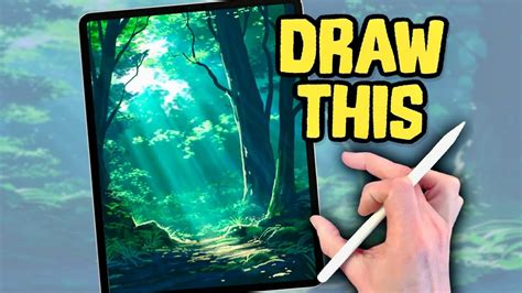 Procreate drawing tutorial.  In this video, I&rsquo;ll show you an easy Procreate draw...