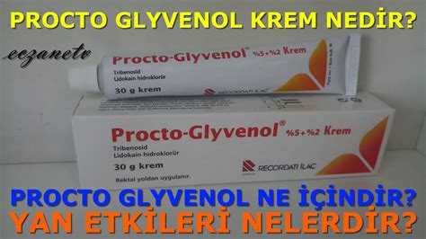 Procto glyvenol krem ne için kullanılır