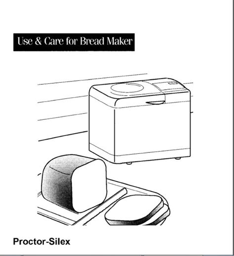 Proctor silex bread machine manual model 80140. - Le coup d'etat de louis xiii. au roi.