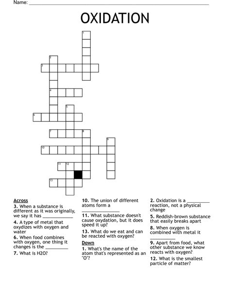 Produce oxidation in Crossword Clue Crossword Answers 911