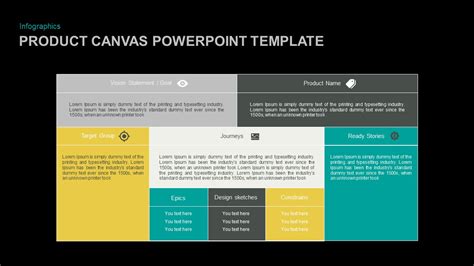 Product Canvas PowerPoint Template Slidebazaar