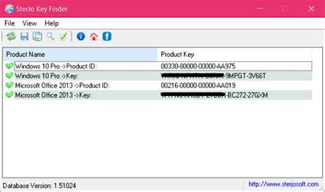 Product Key Finder for Windows