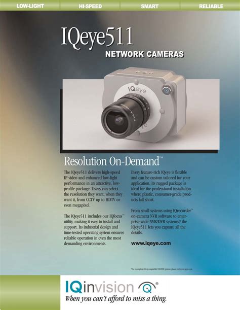 Product PDF - Network Webcams