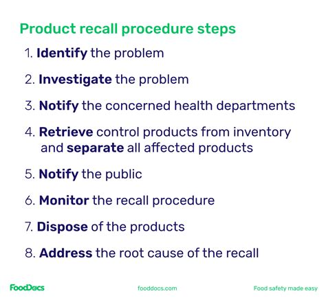 Product recall procedure pdf.  Planning Developing and documenting a food recall/withdrawal ...