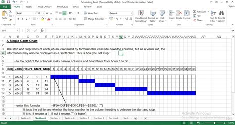 Production Scheduling Excel Template Software engineering