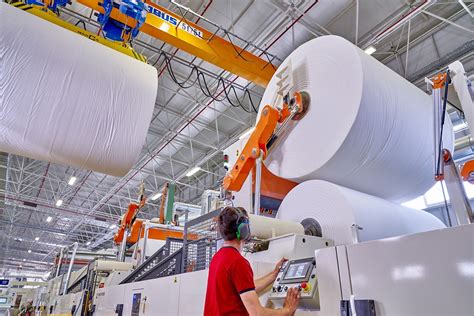 Production of Toilet Paper Rolls, Facial Tissue & Paper