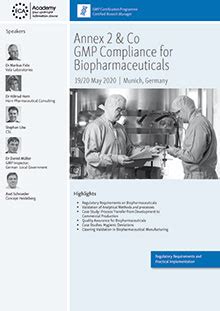 Products (ATMP)” GMP Compliance for Biopharmaceuticals …