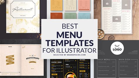 Professional Adobe Illustrator Menu Template Menu template