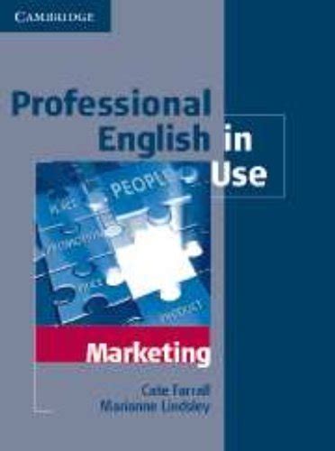 Professional English In Use Marketing Edition With Answers