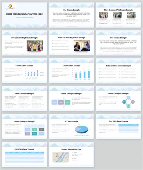 Professional PowerPoint Template Consistent Color Theme Download