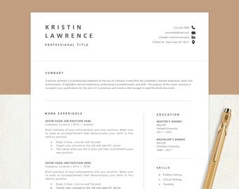 Professional Resume Template For Mac Pages And Word On Behance