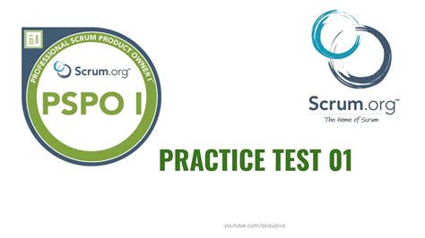 Professional Scrum Product Owner (PSPO I) Practice Tests Exams