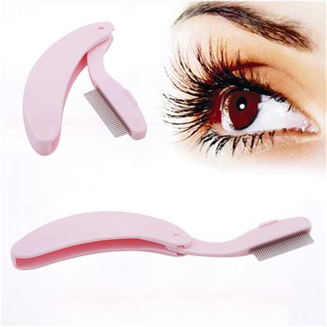 Professional Stainless Steel Folding Eyebrow Eyelash Comb ... - eBay