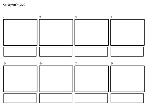 Professional Storyboard Template