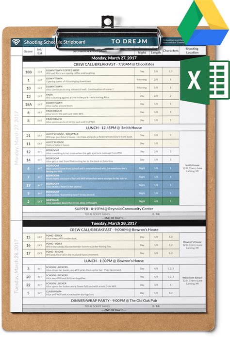 Professional Stripboard Template for Excel SetHero