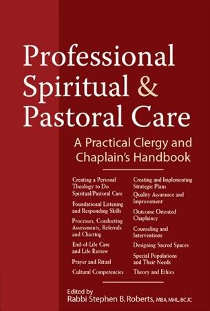Professional spiritual pastoral care a practical clergy and chaplain s handbook. - Laboratory manual chemistry the central science.
