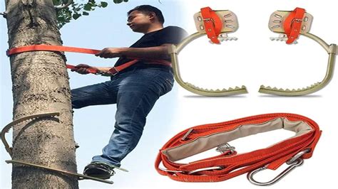 Professional tree climbing spikes.  Luocute Tree Climbing Spikes, 1 Pair Climbing ...