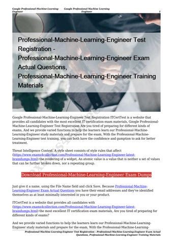 Professional-Machine-Learning-Engineer Antworten