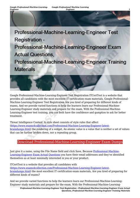 Professional-Machine-Learning-Engineer Testing Engine